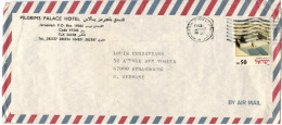 ISRAELE - ISRAEL - 1987 - Air Mail - Pilgrims Palace Hotel - Viaggiata Da Jerusalem Per Strasbourg, France - Posta Aerea