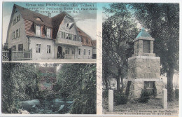 Gruss Aus BLANKENFELDE Kr Teltow Restaurant Zur Deutschen Eiche Von Paul Kuko Denkmal 1813 Datiert 31.7.1914 - Blankenfelde