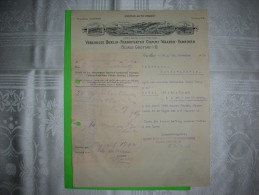 R!,Berlin-Frankfurt Gummi Waaren Fabrik,rubber Factory,illustrated Invoice,rechnung,faktura,auto-pneus Industry,Grottau - 1900 – 1949