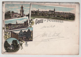 Europe Germany Deutschland Friedberg Hesse LITHO Burg Capelle 1898 Post Card Postkarte POSTCARD - Friedberg