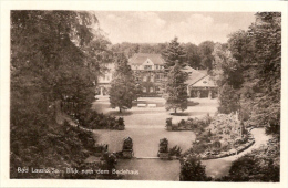 Bad Lausick - S/w Blick Nach Dem Badehaus - Bad Lausick