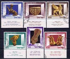IL+ Israel 1966 Mi 371-76 Archäologie - Used Stamps (with Tabs)