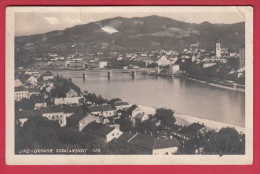 169513 / Linz  - URFAHR TOTALANSICH , DANUBE RIVER BRIDGE - USED 1926 Austria Österreich Autriche - Linz