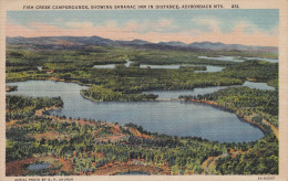 Estados Unidos-3 C -Jefferson-(2)-Lakeplacid To Paris--Fish Creek Campgrounds--Aerial Photo - Adirondack