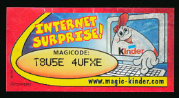 Magic Kinder : Magicode T8USE 4UFXE, Internet Surprise ! - Otros & Sin Clasificación