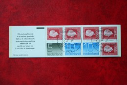 Postzegelboekje/Markenheftchen/Stamp Booklet - NVPH PB 22b PB22b 1977 - Gestempeld / Used  NEDERLAND / NETHERLANDS - Postzegelboekjes En Roltandingzegels