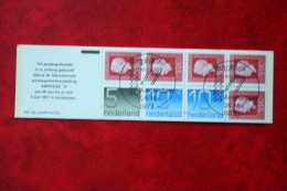 Postzegelboekje/Markenheftchen/Stamp Booklet - NVPH PB 22b PB22b 1977 - Gestempeld / Used  NEDERLAND / NETHERLANDS - Booklets & Coils