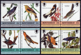 MONTSERRAT 1985 - John James Audubon, Oiseaux - 8 Val Neufs // Mnh - Montserrat