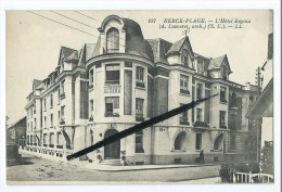 CPA - Berck Plage - L'Hôtel Régina - Berck