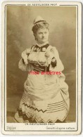 CDV Reutlinger-Magdelaine Dite Zulma BOUFFAR (1843-1909) Comédienne Et Chanteuse Mère De 2 Enfants D'Offenbach - Ancianas (antes De 1900)