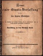 Staats-Verfassung Für Den Kanton Solothurn 1840 !!! - Sonstige & Ohne Zuordnung