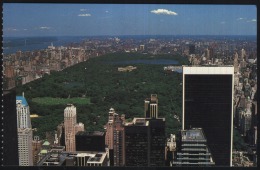 New York-Aerial View Of Central Park-unused,perfect Shape - Parques & Jardines