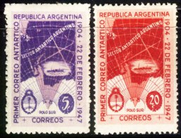 ARGENTINA   -  ANTARCTIC  MAPS  - 1947 - Trattato Antartico