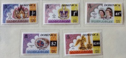 Dominica - MH* 1977 -  Sc # 549/553 - Dominica (...-1978)