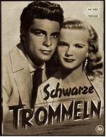 Das Neue Film-Programm Von Ca. 1952  -  "Schwarze Trommeln"  -  Mit Dale Robertson , Anne Francis - Zeitschriften