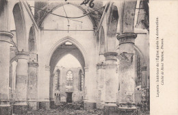 Leysele, Leisele Interieur De L´Eglise Apres La Destruction  (pk16844) - Alveringem