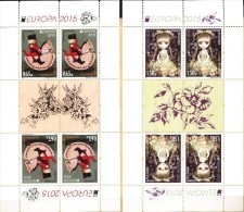 Mint  Stamps In Miniature Sheets Europa CEPT 2015 From Bulgaria - 2015