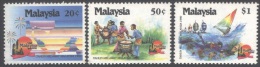 MALAYSIA -  TOURISM - HOTELS - SHIPS - BEACH    - **MNH - 1990 - Hotels- Horeca