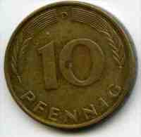 Allemagne Germany 10 Pfennig 1988 D J 383 KM 108 - 10 Pfennig