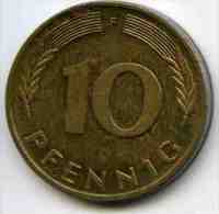 Allemagne Germany 10 Pfennig 1994 F J 383 KM 108 - 10 Pfennig