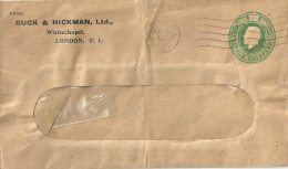 GS Brief  "Buck & Hickman Ltd, London"              1925 - Non Dentellati