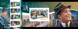 Togo 2015, Frank Sinatra, 4val In BF+BF IMPERFORATED - Singers