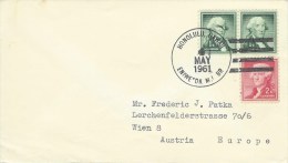 Hawaii 1961 Honolulu Enwetok M.I. BR. Atoll Now Part Of Marshall Islands Cover - Hawaii