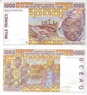 TOGO  1'000 Francs CFA    P811TL  Dated 2002   UNC - Togo