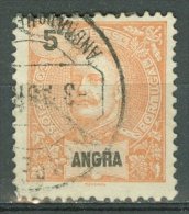 PORTUGAL - ANGRA 1897-1905: YT 14 / Afinsa 14 / Sc 15 / Mi 14 A, O - FREE SHIPPING ABOVE 10 EURO - Angra