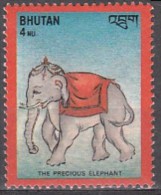 BHUTAN, 1986, "Gyelsi Nadun",  Precious Attributes Of The Universal King, Buddhism, Symbols,1value, 4 Nu, MNH(**). - Bouddhisme