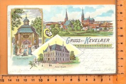 KEVELAER:: Lithographie Multi Vues, Gruss - Kevelaer