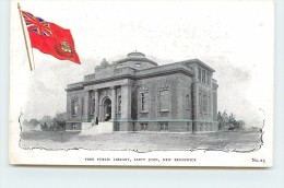 SAINT JOHN - Free Public Library. - St. John