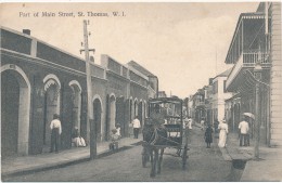 ST THOMAS - Part Of Main Street - W.I. - Isole Vergini Americane