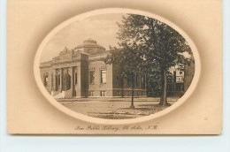 SAINT JOHN - Free Public Library. - St. John