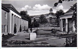 Bad Liebenstein - S/w Partie Am Badehaus Mit Hotel Kaiserhof - Bad Liebenstein