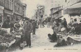 Reproduction Cpa N° 66 NICE Le Marché Aux Fleurs Cours Saleya - Mercadillos