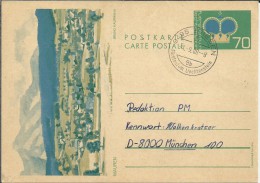 LIECHTENSTEIN TRIESEN ENTERO POSTAL 1980 MAUREN PAISAJE MONTAÑA - Interi Postali