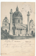 WIEN / JAHR 1903 / KARLSKIRCHZ /  GEBRAUCHT / ZIE SCAN(S) - Kirchen