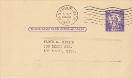 17611- STATUE OF LIBERTY, IN GOD WE TRUST, POSTCARD STATIONERY, 1959, USA - 1941-60
