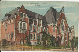 EUSKIRCHEN GYMNASIUM LE LYCEE CPA COULEUR BE ANNEE 1926 - Euskirchen