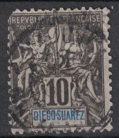 DIEGO SUAREZ - Timbre Au Type Groupe N° 42 10c Noir Obliteré Obliteration Cad - Used Stamps