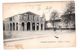 32 - Castéra Verduzan - La Halle Et La Mairie - Editeur: Tapie - Castera