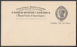 1899-EP-32. CUBA US OCCUPATION. 1899. ENTERO POSTAL US HABILITADO. 2c. Ed.40. POSTAL STATIONERY. - Brieven En Documenten