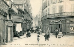 CPA 63  CLERMONT FERRAND RUE SAINT GENES 1909 - Clermont Ferrand