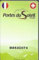 Forfait De Ski Des Portes Du Soleil - Andere & Zonder Classificatie