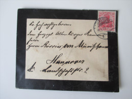 DR 1903 Brief An Börries Freiherr Von Münchhausen! Adel. Deutscher Schriftsteller! Trauerbrief. Literat. Lyriker - Familias Reales