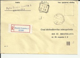 REPUBLICA CHECA CC CERTIFICADA BANSKA BYSTRICA - Cartas & Documentos