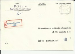 ESLOVAQUIA CC CERTIFICADA BANSKA STIAVNICA - Covers & Documents