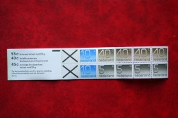 Postzegelboekjemarkenheftchen NVPH PB21a PB 21a (Mi 22) Zählblock Telblok 1976 - POSTFRIS / MNH  NEDERLAND / NETHERLANDS - Carnets Et Roulettes