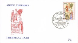 R 1021. Carta SPA (Belgien) 1973. Année Thermale Belge. Balneario, Termas - Thermalisme
